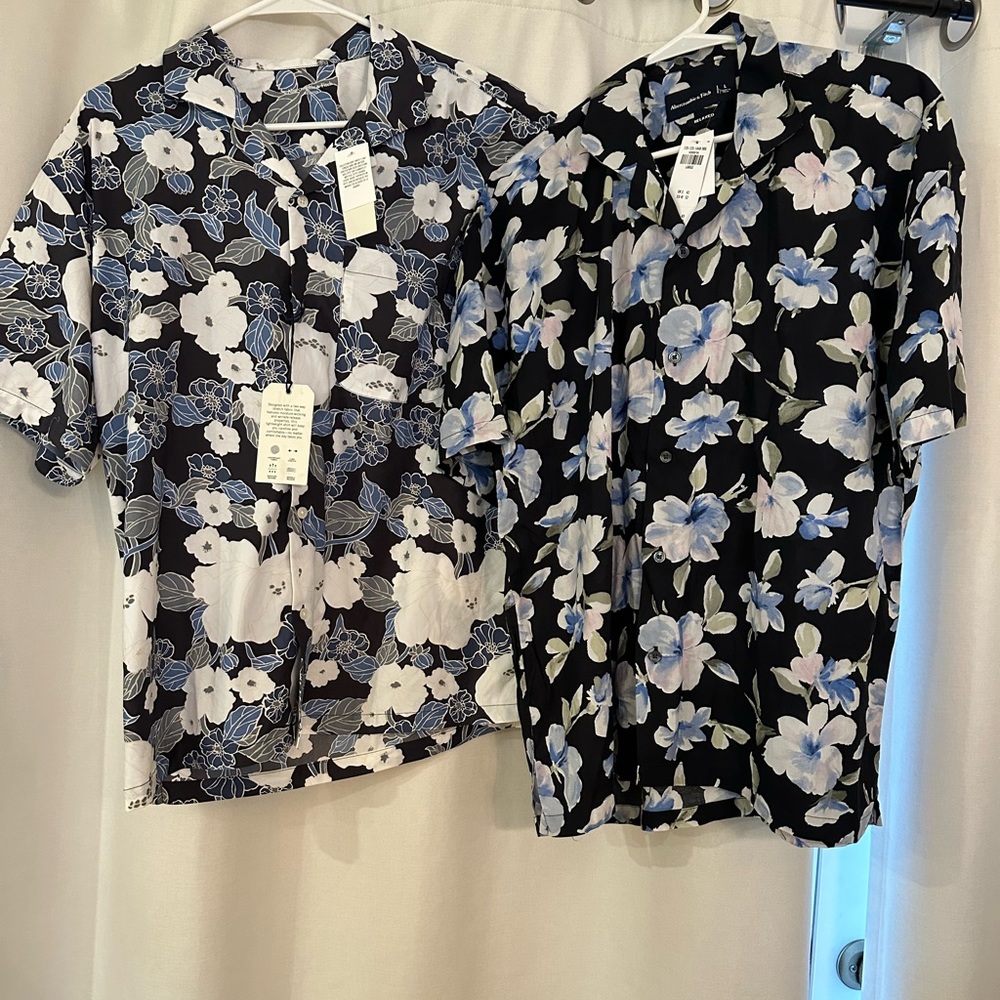 Abercrombie & Fitch Men’s button down shirt NWT